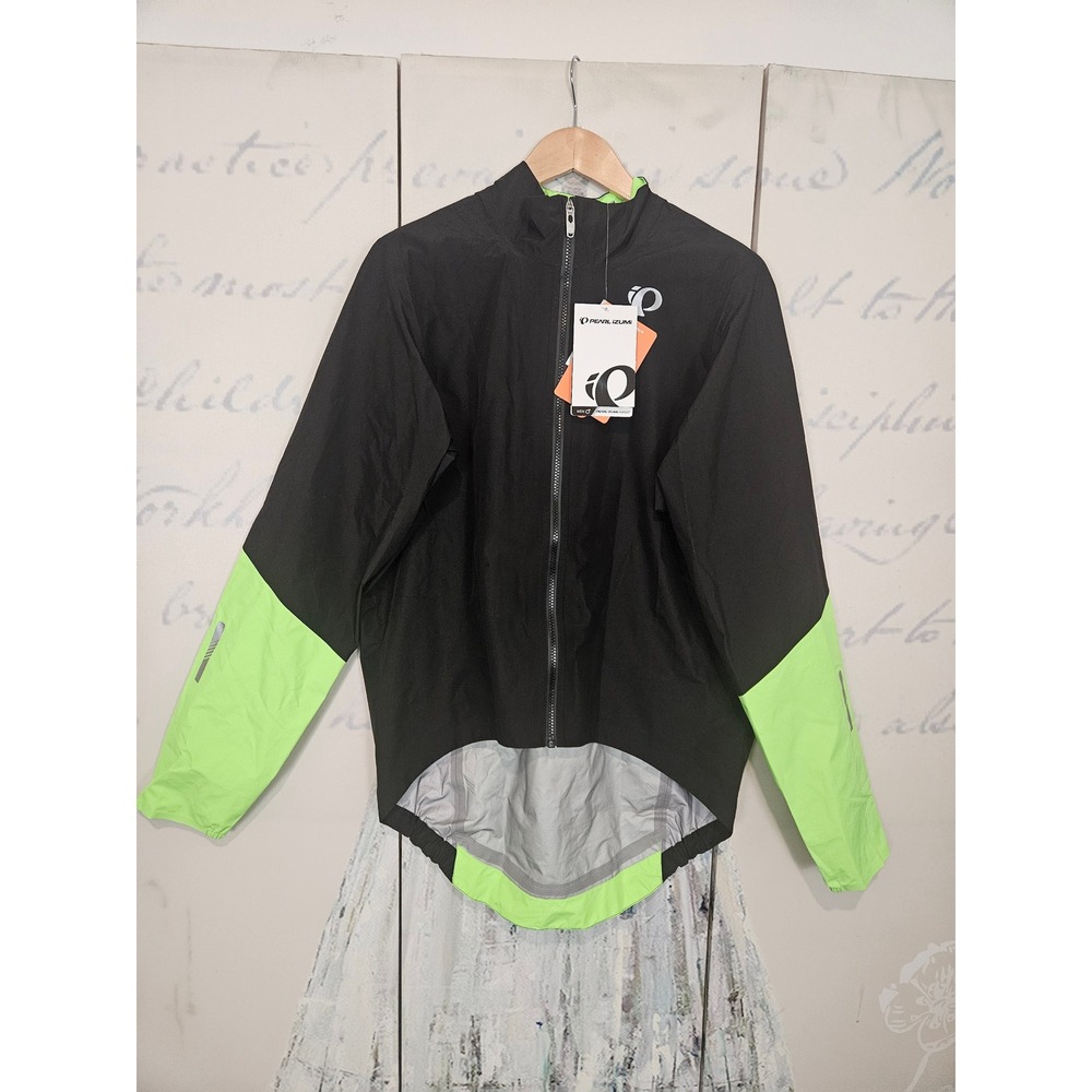 NWT Pearl Izumi PRO Pursuit WxB Shell Mens XL Black Green Cycling Jacket $250